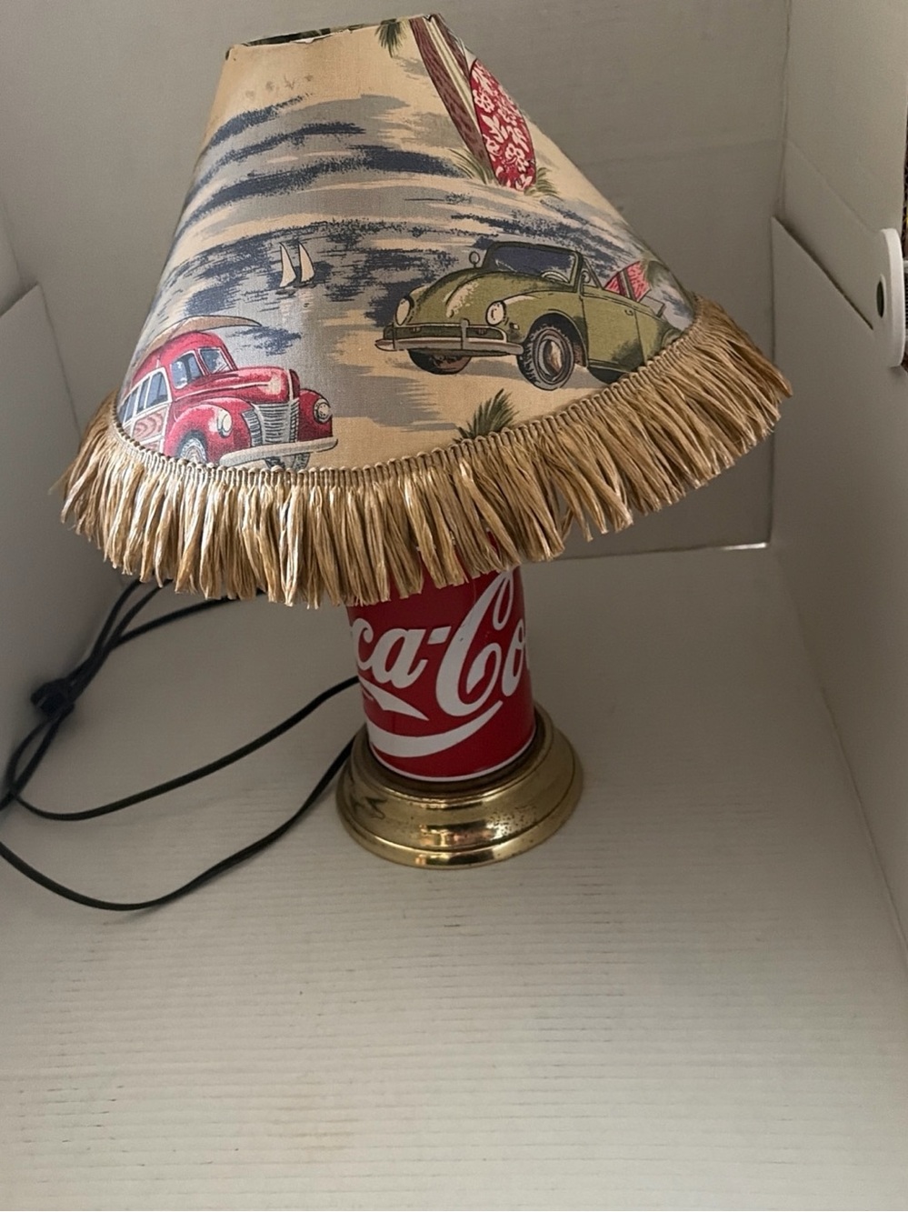 Cola cola vintage lamp